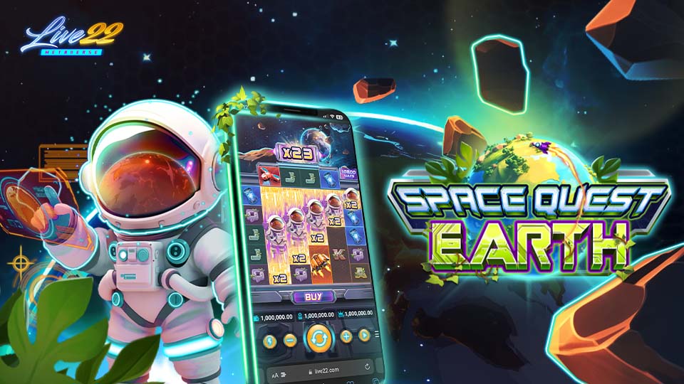 Live22 Launches New Slot Space Quest: Earth