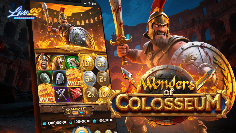 Live22 Unleashes a Gladiator’s New Slot Glory: Wonders of Colosseum